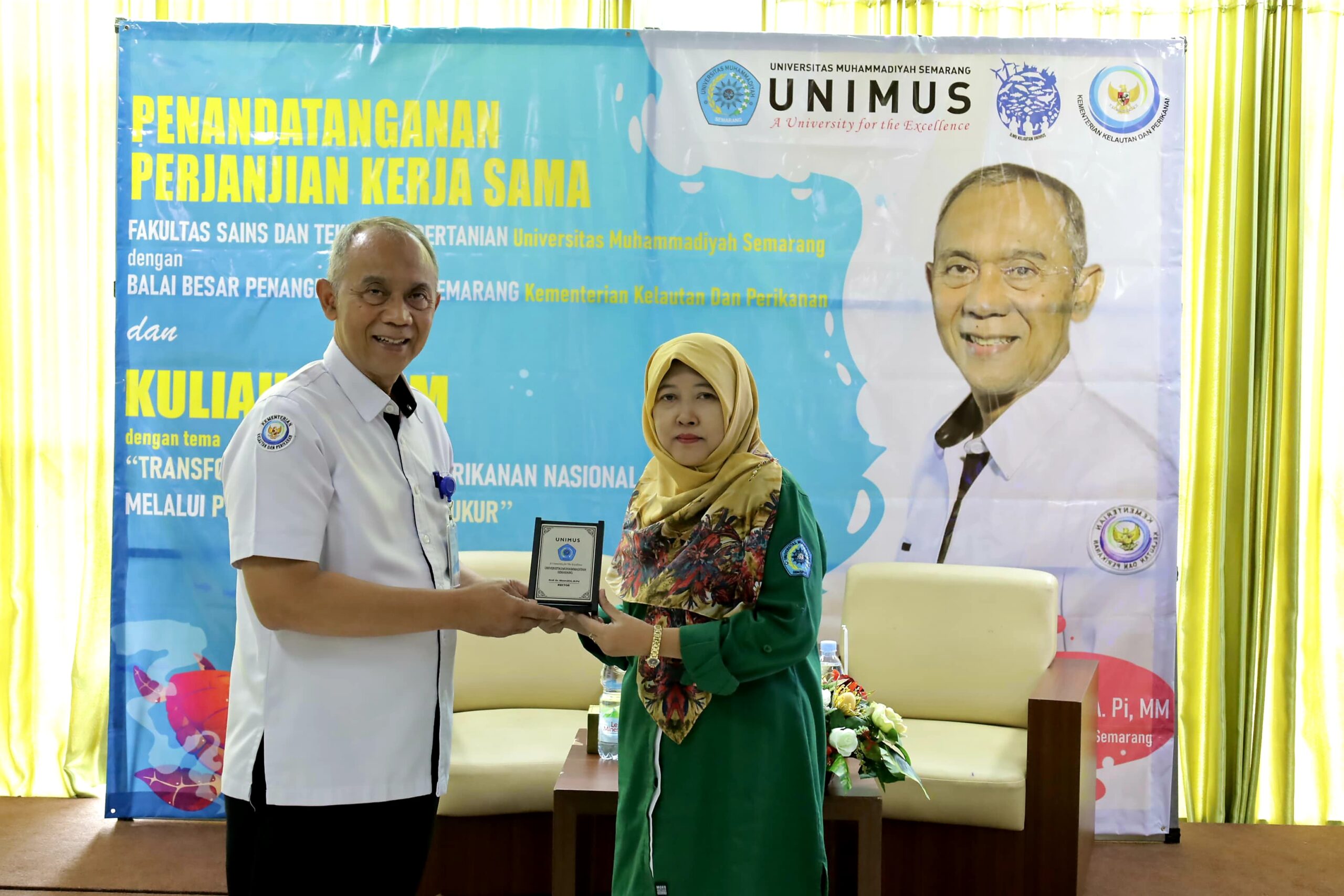 Penandatanganan Perjanjian Kerjasama dengan Balai Besar Penangkapan Ikan (BBPI) Semarang dan Kuliah Umum